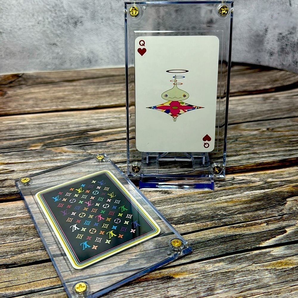 Louis Vuitton x Takashi Murakami Noir S/S 2003 Playing Card Queen Heart Ltd EDT‍